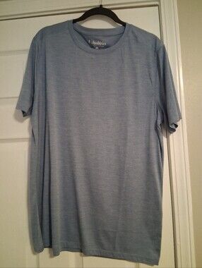 Chubbies Men's Heather Light Blue Performance Tee, Size X